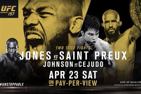 UFC 197 Odds: Jones vs. Saint Preux Odds & Betting Lines.